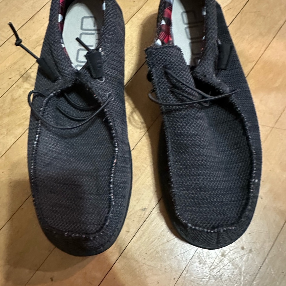 Hey Dude Black Slip-On Loafers